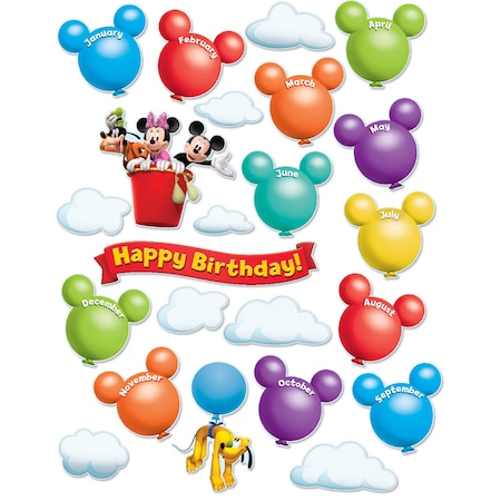 Eureka Mickey Mouse Clubhouse Birthday Bulletin Board Set 847625